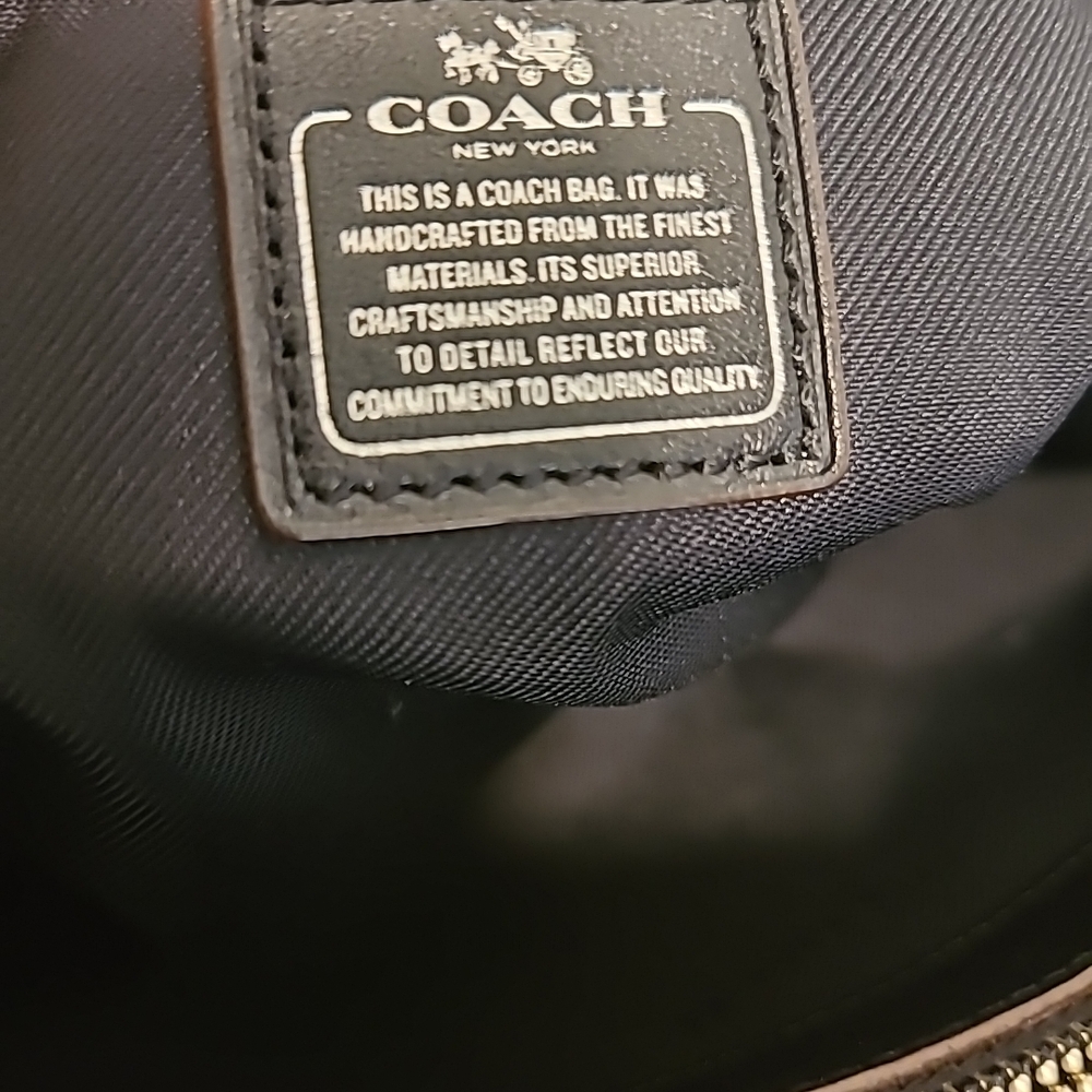 Coach Tan Leather Satchel - Picture 13 of 15